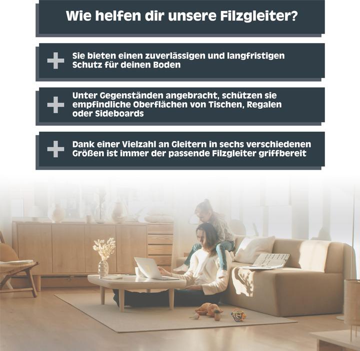 Produktbild Helpmate Filzgleiter Box (Filzgleiter, 275 Stück)
