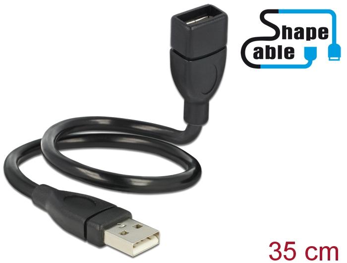 Produktbild Delock USB 2.0 (0.35 m, USB 2.0)