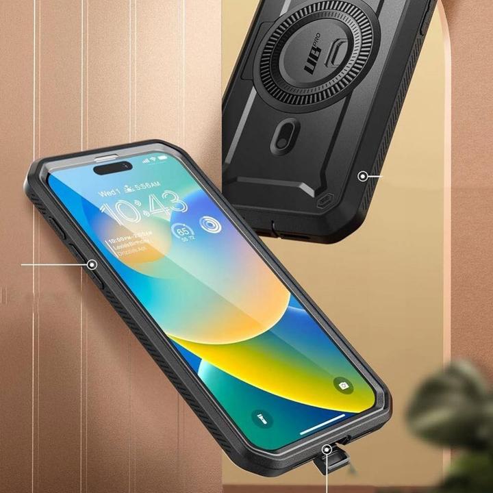 Actual product image Supcase Ub Pro Mag Magsafe Iphone 15 Pro Black (Apple iPhone 15 Pro)