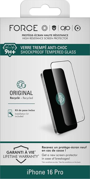 Immagine prodotto Bigben Connected 2.5D Stossfest, Original (1 Pezzo/i, Apple iPhone 16 Pro)