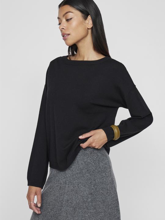 Actual product image Vila U-boat neck knitted jumper (M)