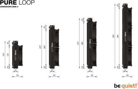 Produktbild Listan be quiet! PURE LOOP 360mm, Prozessor, 19,8 dB, 40,5 dB, Gewehr, 4-polig, 3-polig