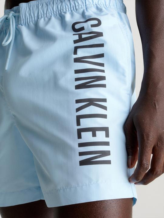 Produktbild Calvin Klein Medium Drawstring Heren Zwembroek - Powder Aqua - Maat L (L)
