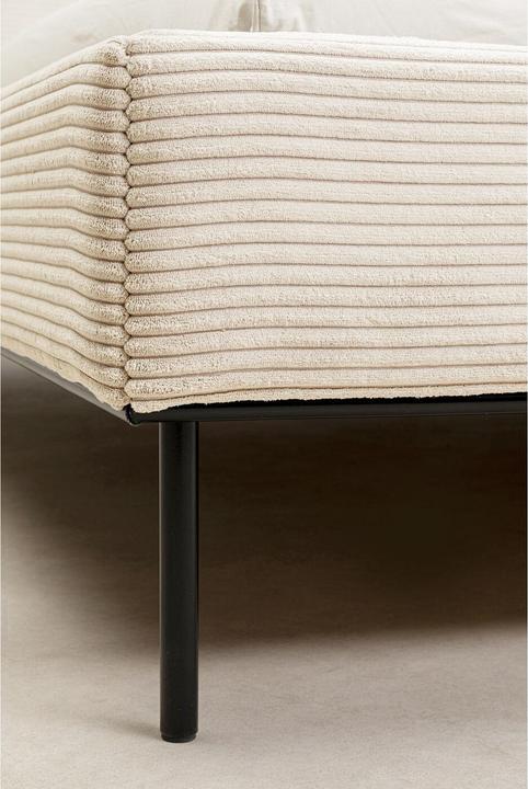 Image du produit Kare Design Bett East Side Cord Creme 160x200cm (160 x 200 cm)