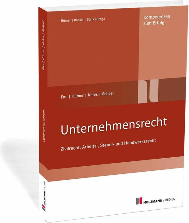 Immagine prodotto Unternehmensrecht (Tedesco, Bernd-Michael Hümer, Tobias Scheel, Reinhard Ens, Jörg Knies, 2024)