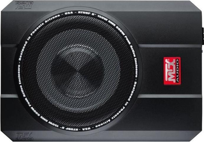 Actual product image MTX Audio RTU8P Underseat Subwoofer met versterker - 150W (600 W)