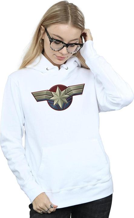 Actual product image Womens/Ladies Captain Chest Emblem Hoodie (S)