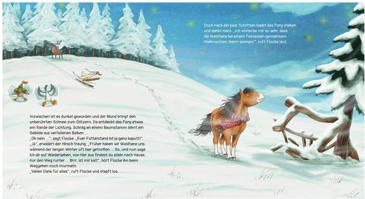 Actual product image Sagittarius:Flocke, the Christmas pony - Tue (German)