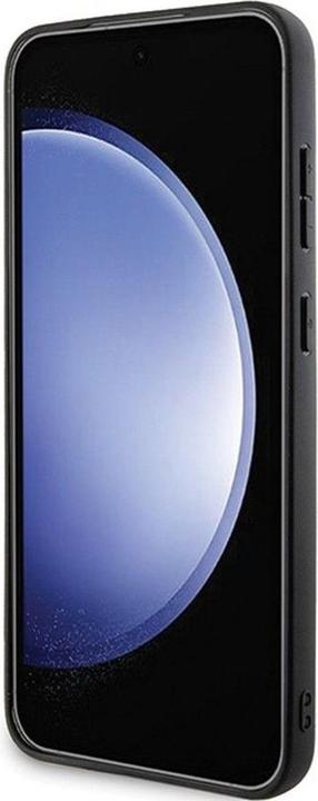 Actual product image Karl Lagerfeld KLHCMPSAKCMPG + S926 hardcase szary/grey Saffiano Karl & Choupette Metal Pin (Samsung Galaxy S24+)