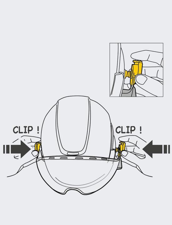 Image du produit Petzl Visière de protection pour les yeux - teinté (Boîte à lunettes de protection)