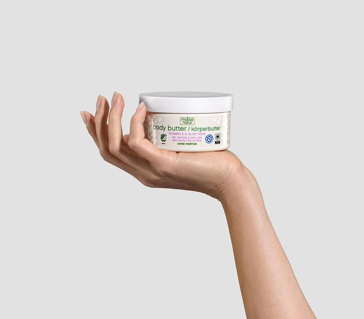 Image du produit Matas Beurre corporel naturel à l'aloe vera et à la vitamine E (Beurre corporel, 200 ml)