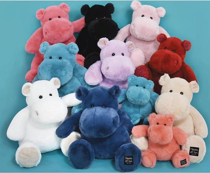 Actual product image Doudou et Compagnie Hippo, emerald green 40cm (40 cm)