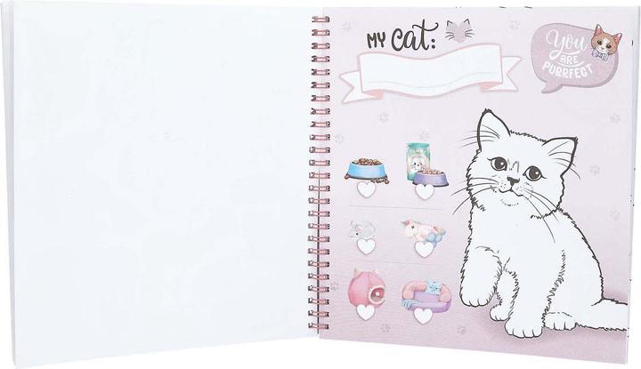 Produktbild Magni Depesche TOPModel Malbuch Create your TOPModel Kitty 1,5x20,2x22,2cm