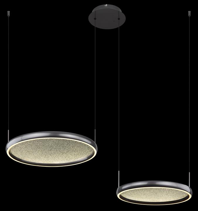 Produktbild Globo Hängeleuchte Metall Schwarz Matt, 1xled