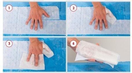 Actual product image WaterJel HA First Responder Hand Compress
