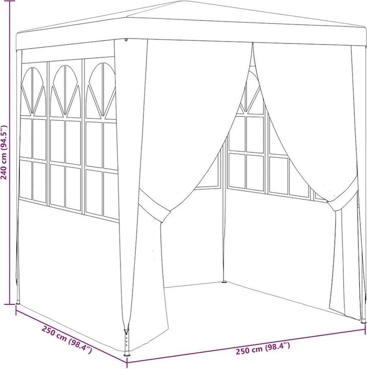 Actual product image VidaXL Loretta (250 cm, 250 cm)