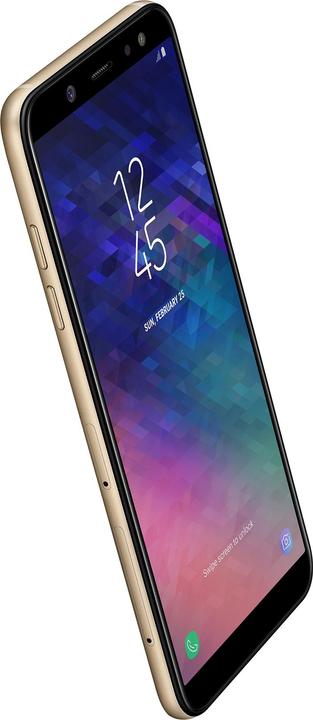Actual product image Samsung Galaxy A6 (2018) EU (32 GB, Gold, 5.60", Dual SIM + SD, 16 Mpx, 4G)