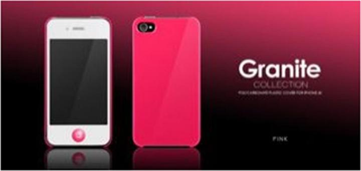 Image du produit more. Granite Collection pour iPhone 4/4S Rose (Apple iPhone 4)