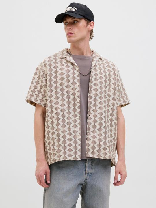 Actual product image Jack & Jones Jorsummer Luke Texture Resort Shirt Ss (XXL)