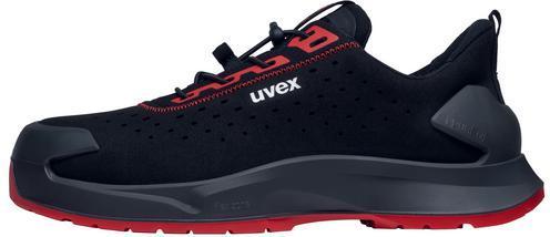 Actual product image Uvex Sports uvex 1 x-craft low shoes S1 PL 68023 black width 12 size 45 (S1P, 45)