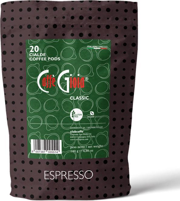Immagine prodotto Caffè Gioia Cialde di caffè classico (sacchetto da 20 cialde) (20 x Porta.)