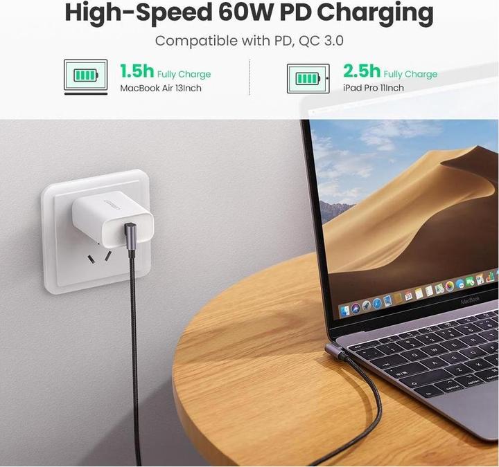 Immagine prodotto Ugreen USB C – USB C (2 m, USB 2.0)