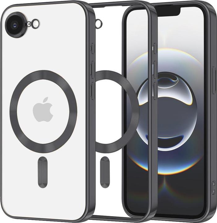 Actual product image Techsuit - Luxury Crystal MagSafe - iPhone 16e - Black (Apple iPhone 16e)