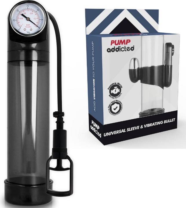 Actual product image Pump Addicted Rx9 Black Vibrator