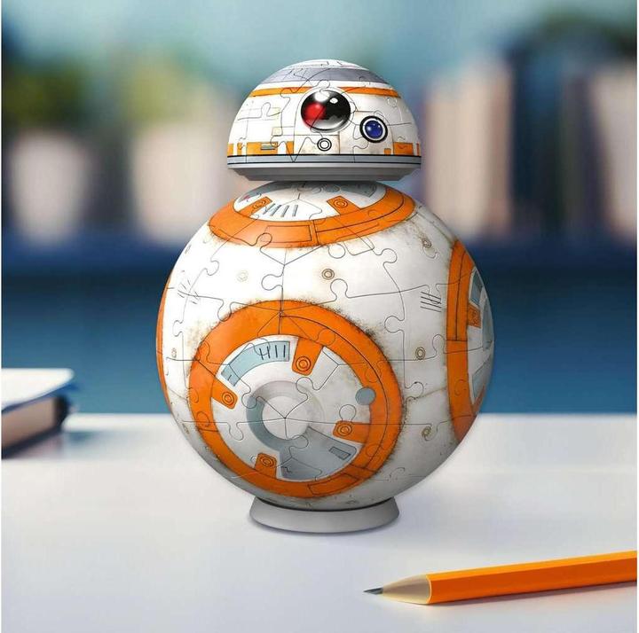 Image du produit Ravensburger Puzzle 3D 11578 - Star Wars BB8 - Druide astromécano des épisodes VII, VIII et IX comme (99 pièces)