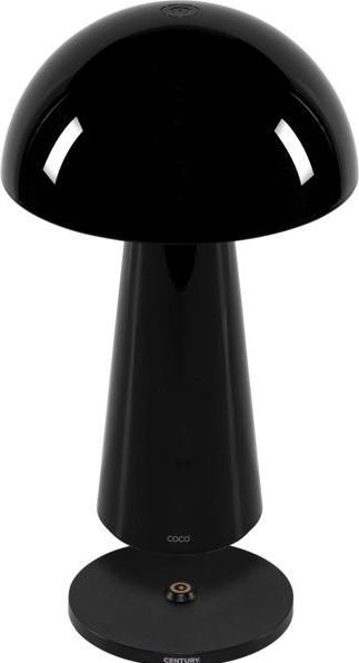 Actual product image Century LED table lamp COCO black 1,5W 2700K 100 Lumen Dimm. IP44 (100 lm)