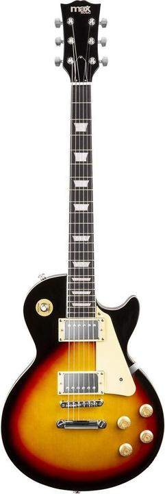 Actual product image Max Electric Guitar GigKit - Sunburst (Electric guitars set, Body: Lime, Neck: Lime, Fingerboard: basswood)