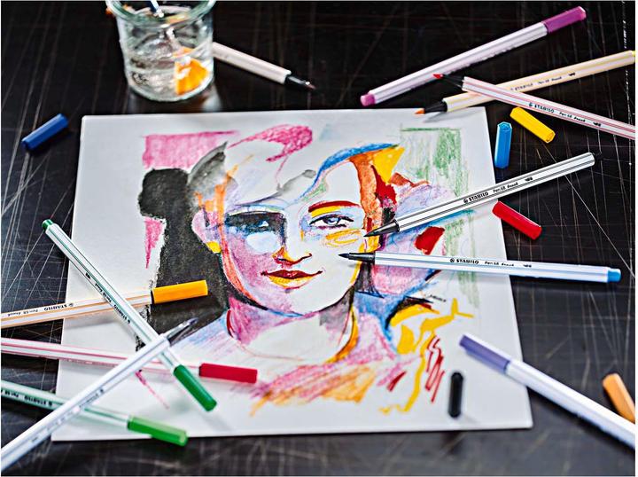 Image du produit STABILO Pen 68 Brush 30 - Bleek Vermiljoen (Rouge, Jaune, Jaunir, 1 x)