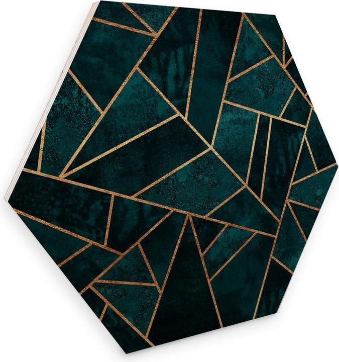 Actual product image Trenddeko Blue-green gemstone (25 x 22 cm)