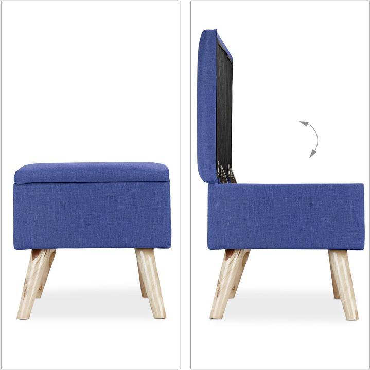 Image du produit Relaxdays Banc de rangement, rembourré (79.50 cm)