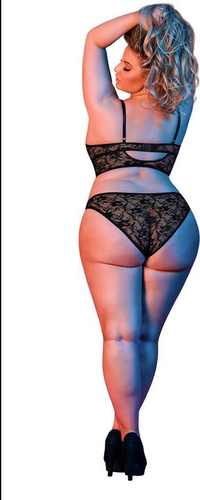 Actual product image Magic Silk Underwire Bralette & Panty Set (XXL)