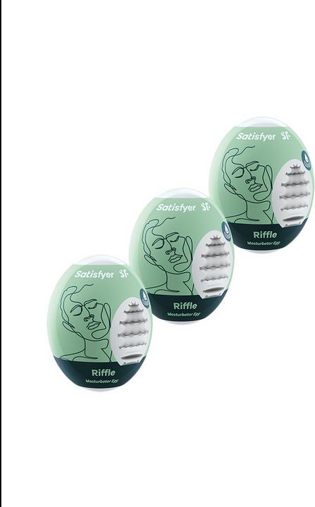 Image du produit Satisfyer Masturbator Egg Set - Riffle - 3 pcs