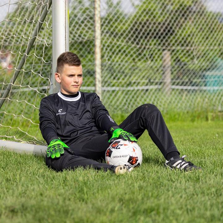 Produktbild Catch & Keep Fussballhandschuhe Kralle Protector Gr. 4 Grün Torwart Keeper Goalie Handschuhe (4)