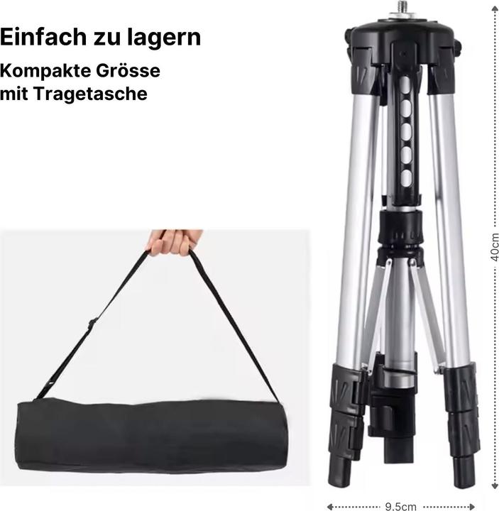 Produktbild Hermex Projektorständer Beamerhalterung Teleskopstativ Laptopständer (Standfuss)