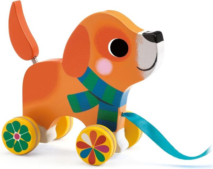 Image du produit Djeco Jouet à tirer - Chien Lou