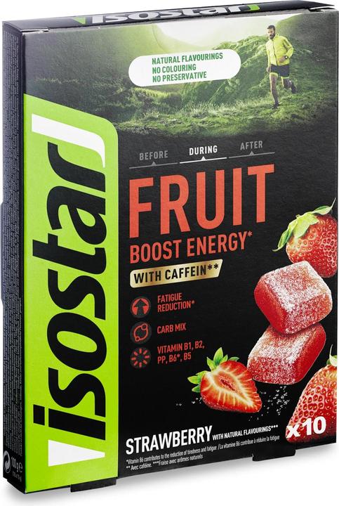 Immagine prodotto Isostar Frutta Boost (Fragola, 10 pz., 100 g)