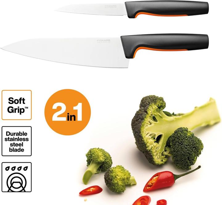 Produktbild Fiskars Chef's knife set Functional Form FF 2 pcs. (19.90 cm)