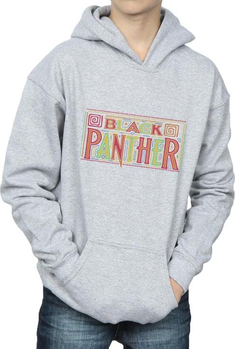 Image du produit - Sweat à capuche BLACK PANTHER TRIBAL LOGO - Garçon (140, 146)