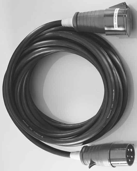 Actual product image Bachmann power cables (25 m, CEE)