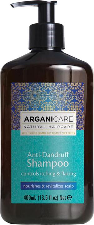 Immagine prodotto Arganicare Shampoo antiforfora all'olio di argan e burro di karité (400 ml)