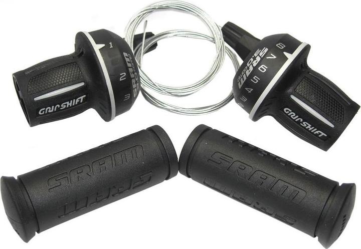 Sram Paire de Commandes de Vitesses 3.0 MICRO 3x8V Grip Shift Poi