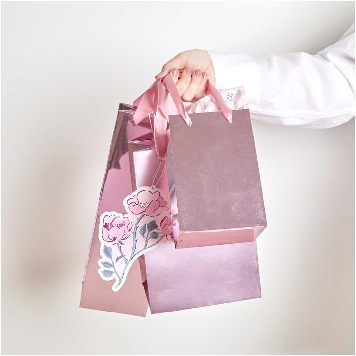 Actual product image Rico Design Rico Gift Bag Metallic, pink (Gift bag)