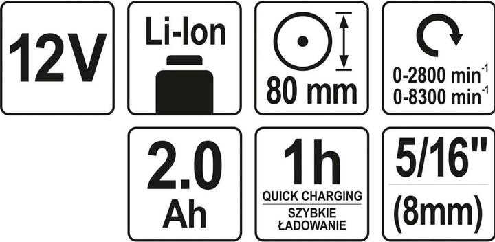 Image du produit Yato YT-82903 (Polisseuse excentrique)