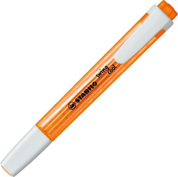 Actual product image STABILO Highlighter - swing cool - pack of 10 - orange (Orange, White, 4 mm, 1 x)