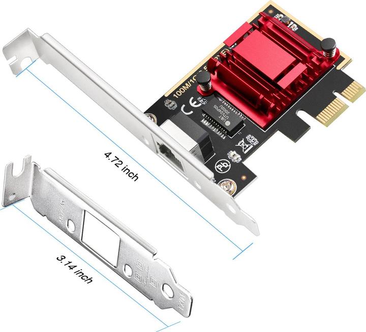 Produktbild Cudy PE25 network card Internal Ethernet (Mini PCI Express)