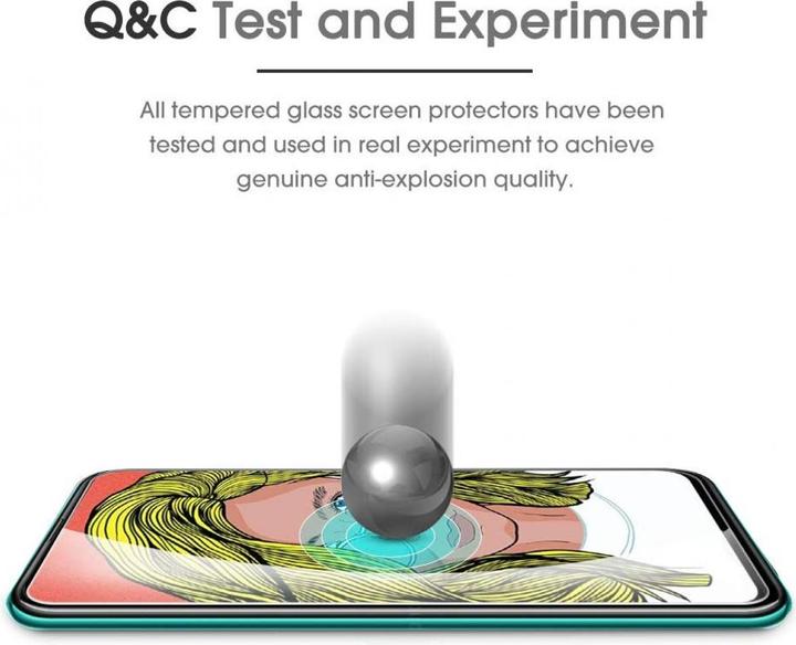 Actual product image Screenguard Huawei P Smart Z Protective Glass Film Case Friendly Design (1 Piece, Huawei P Smart Z)